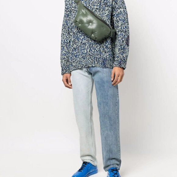 Maison Margiela: Handmade Wool Mouline Knit Stitch Embroidered Sweater SS22 - Picture 14 of 16